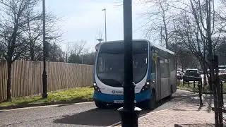 Bus Spotting Stagecoach South Wales Wright Streetlite 43001 (CN12 AWU) Route 60 to Pontypridd (Pt 1)