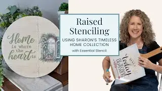 Raised Stenciling Techniques with Essential Stencil & Fusion Mineral Paint