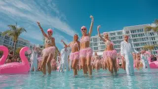 Poolside Fiesta 🌴💖 | Latin Dance Pop, Reggaeton Beat, Summer Party Vibes