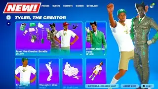 NEW Tyler The Creator ICON Skins & EMOTES Item Shop BUNDLE Fortnite!