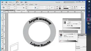 How to create Simple Logo in Indesign   | Tutorial to Make computer Logo in Indesign