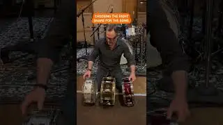 Picking that perfect snare 😂 🥁 #RecordingEngineer #JoeCarrell #audio #Drums #RecordingDrums #shorts
