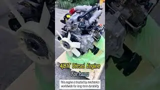 🔥 Isuzu 4JB1T Diesel Engine Close-Up | Power, Performance & Reliability Uncovered! #isuzu #engine