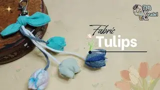 Tulips From Used Fabric | sewing tutorial | Fabric tutorial. 
