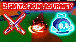 JOURNEY 30 MILLION Bounty in Blox Fruits!! PORTAL AND CDK
