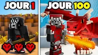 J'ai survécu 100 Jours en HARDCORE sur RLCraft.. (une seule vie)