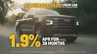 Act Fast: 2026 Silverado 1500 with $9,000 OFF & 1.9% APR