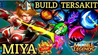 TUTORIAL MIYA GOLD LANE SPELL INSPIRE - BUILD MIYA TERSAKIT 2022  -BUILD TOP 1 GLOBAL  MIYA -MLBB