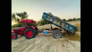JCB trolley lodging #automobile #mahindra475di #vlog #farming 