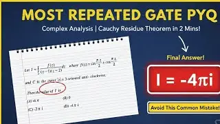 Most important questions of Gate ,Net  (complex Analysis)#gate #csirnet #maths 