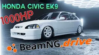 HONDA CIVIC EK9 BeamNG Shuto with Traffic! 1000hp