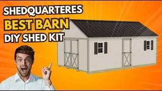 Explore the Awesome Shedquarters Walk in Door DIY Best Barn Kit!