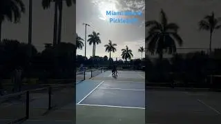 Visiting Miami Beach! #pickleball #florida  #miami #miamibeach