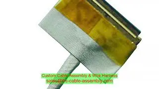120 Pin Micro Coaxial Cable France Manufacturer Custom Tailored Ipex Cabline Micro-Coax-Cable DVI to