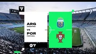  Argentina vs Portugal THE FINAL BATTLE!  Messi and Ronaldo clash in their last match!  