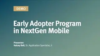 Early Adopter Program in NextGen Mobile