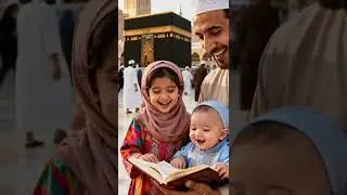 Flame of Faith 🕋✨ | Children&rsquo;s Hearts Glowing Toward the Kaaba 🌟