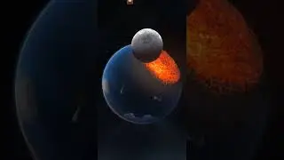 The Earth destroyed By The Moon