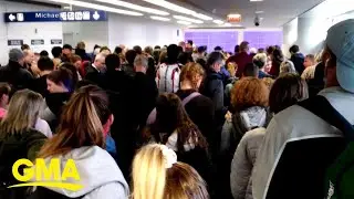 Chaos at European and US airports after Trump&rsquo;s travel ban goes into effect l GMA