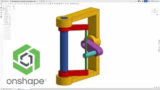 OnShape Mechanical CAD Drawing Design Parts Assembly Animation Presentation Timelapse Speed Modeling