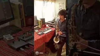 #music #improvisation #synthesizer #ambient #saxophone #sax