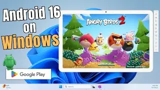 Run Android 16 on Windows 11 PC | Install Any App or Game with Android Studio Emulator