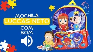 Mochila Infantil Luccas Neto com Som Clio LN3236B