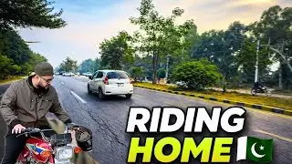 Riding Through Pakistan Roads to My City Jhelum | Moto Vlog