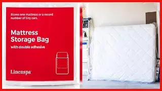 Great product -  Linenspa Mattress Bag for Moving - Mattress Storage Bag with Double Adhesive Closur