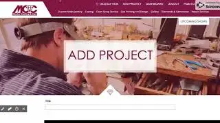 How to Add Project In Master Casting and Cad Website | Chicago