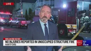 No injuries reported in Hartford structure fire