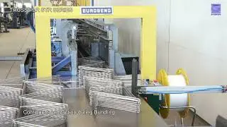 Welding Machine for the Production of Truss-Type Wall Reinforcements | PLR TRUSS ST 7 with Bundling