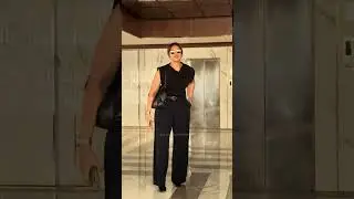ЧЕРНЫЙ И СМЕЛЫЙ! ⚡ Хума Куреши сегодня в Андхери &ndash; воплощение абсолютного стиля!