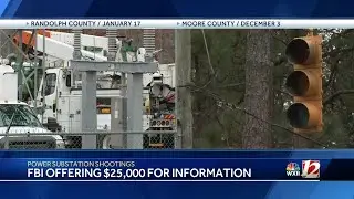 FBI Charlotte offering rewards in power substation attacks