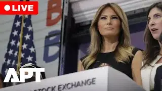 LIVE | Melania Trump Rings NYSE Opening Bell to Promote New Documentary | APT