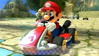 Mario Kart 8 (Wii U) - 100% Walkthrough Part 1 Gameplay - 50cc START & Mushroom Cup + Flower Cup