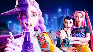 ¡RUMI, MIRA Y ZOEY se convierten en DEMONIOS! KPop Demon Hunters Animación