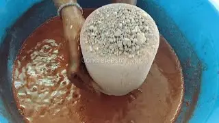 ASMR Red Gritty Sand 🔴 Deep Crunchy Crumbling in Water 💦 | Ultra Satisfying Texture