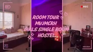 MVJ MEDICAL COLLEGE ROOM TOUR GIRLS HOSTEL|| SINGLE ROOM|| BANGALORE HOSTEL || MBBS