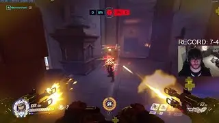 HARBLEU INSANE HAMMOND GAMEPLAY OVERWATCH SEASON 32 TOP 500