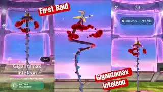 First-Ever Gigantamax Inteleon Raids in Pok&eacute;mon GO #pokemongo #pokemon