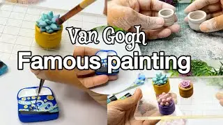 Clay Art Studio 🌺Индивидуальные заказы и творческий процесс ✨ | AirPods, вдохновлённые Ван Гогом,...