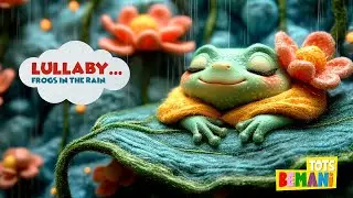Frogs in the Rain &ndash; A Gentle Pond Lullaby 16 Minutes Sleep Music for Kids