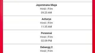 DD Free Dish Hindi Movie Schedule 12 January 2025 | DD Free Dish New Update 12 January 2025