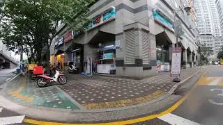 【4k】Baekbeom-Ro Walking from Samgakji Station to Hyochang Park Station, Seoul Korea 백범로 삼각지역에서 효창공원역