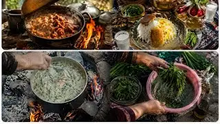    آشپزی در طبیعت  Cooking food in nature #Cooking_local _food #mazandarn #video #cooking  #india 