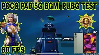 😲 POCO Pad 5G Gaming Test 💥 | BGMI 4.0 Update + PUBG | 90 FPS Smooth Extreme Beast 🚀