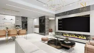 MODERN LIVING ROOM | INTERIOR DESIGN | SI DZINE STUDIO 