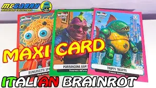 SKIFIDOL ITALIAN BRAINROT: MAXI CARD BRAINROT CORRIERE DELLO SPORT UNBOXING - SPECIAL BRAINROT CARDS