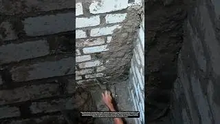 Brick Joint Plastering Inside Wall &ndash; Clean and Strong Masonry Finishing.